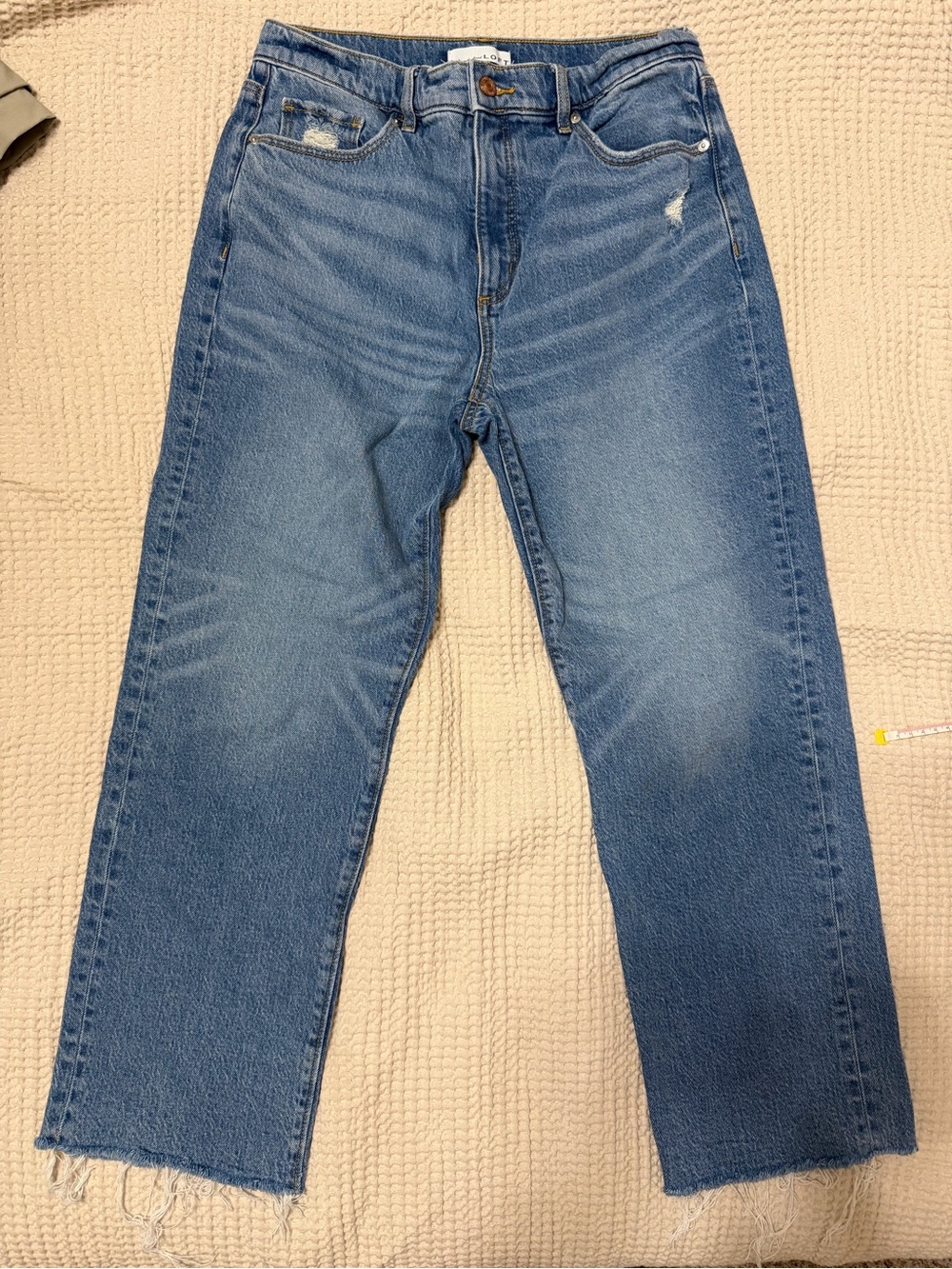 Loft Blue Denim Jeans - Classic Straight Fit